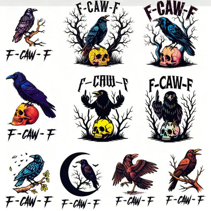 🔥LAST DAY BUY 2 GET 1 FREE🤣🐦‍⬛F-CAW-F Stickers