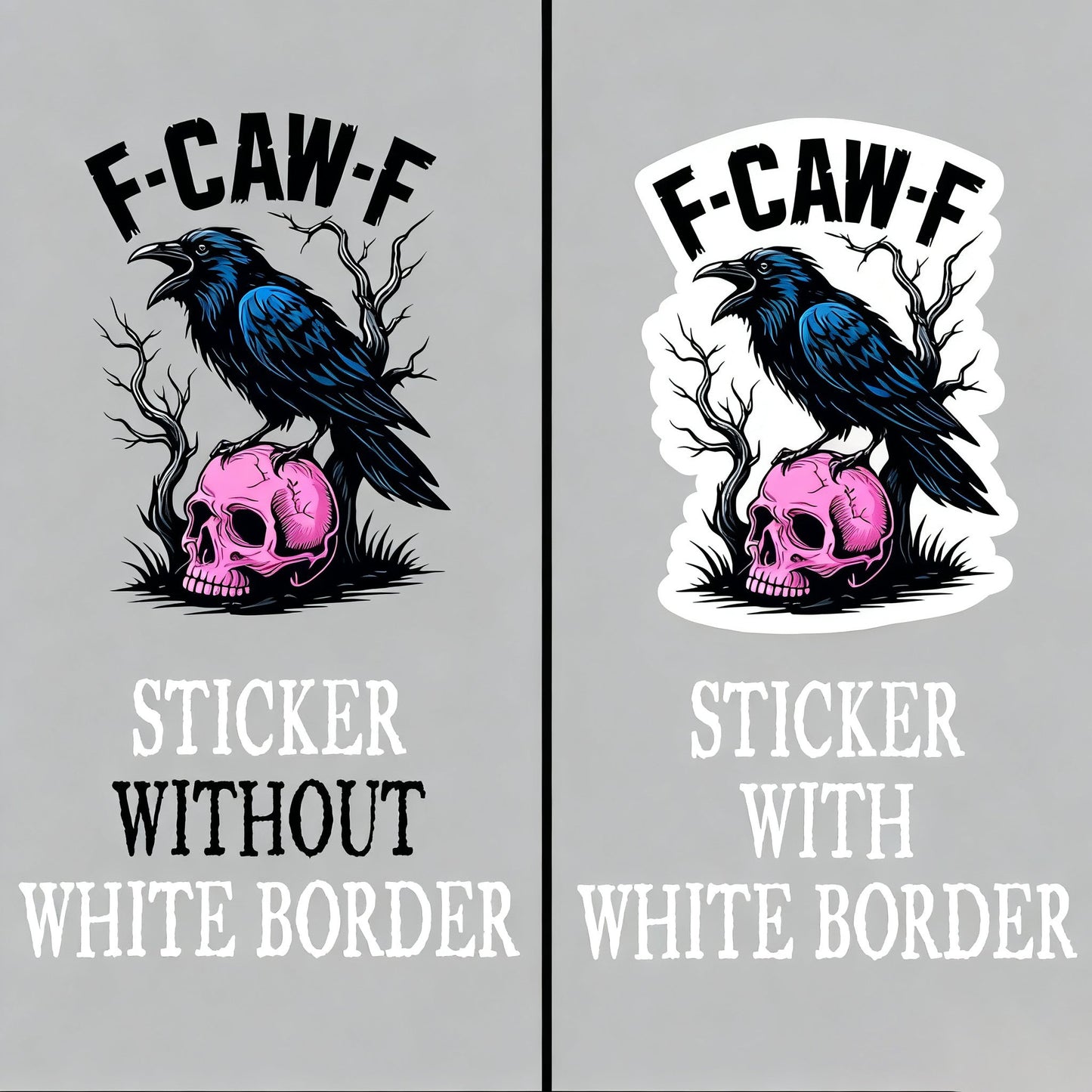 🔥LAST DAY BUY 2 GET 1 FREE🤣🐦‍⬛F-CAW-F Stickers