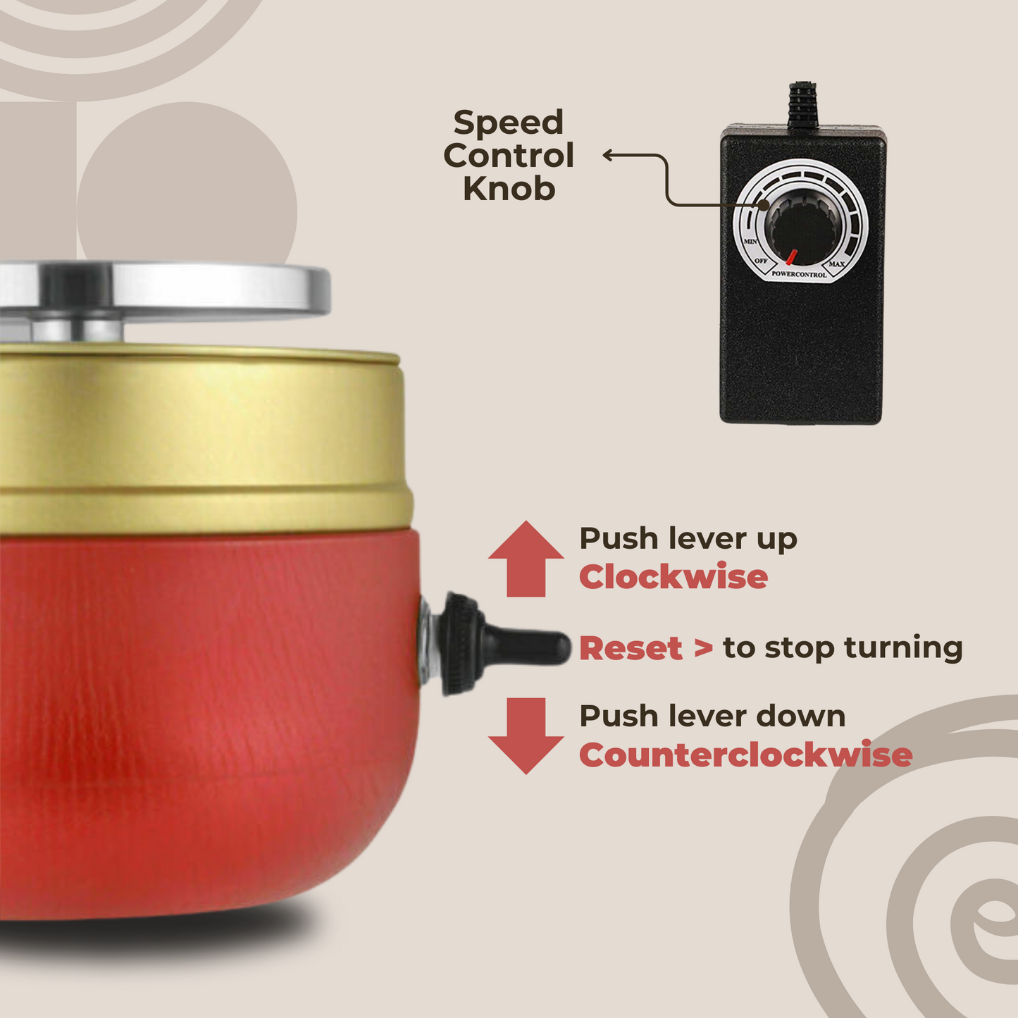 Xeviano™ | Mini Portable Pottery Machine (FREE 8 Sculpting Tools)