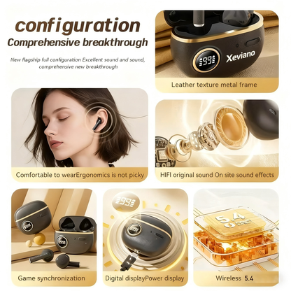 🔊 Xeviano™ High-Configuration TWS Earbuds