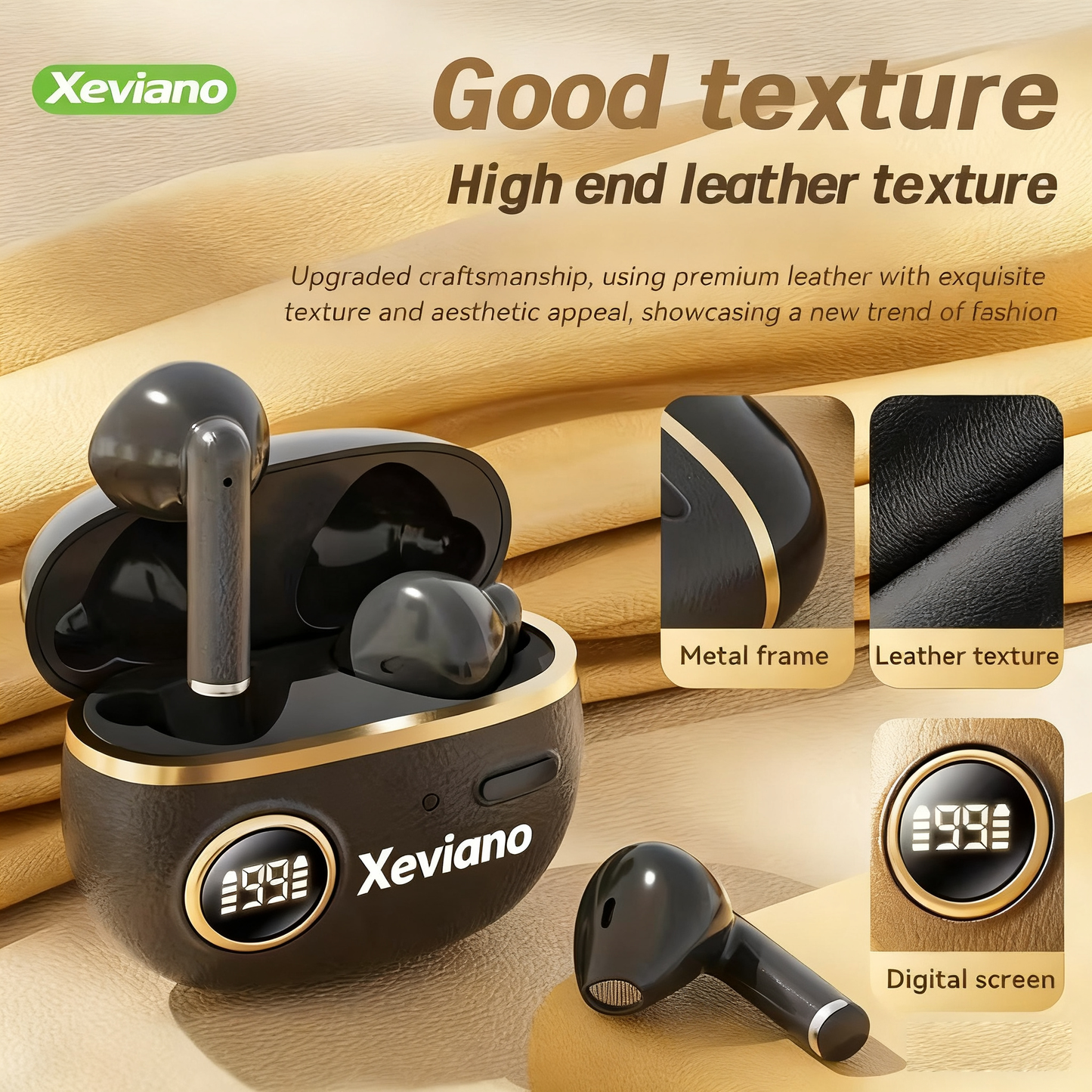 🔊 Xeviano™ High-Configuration TWS Earbuds