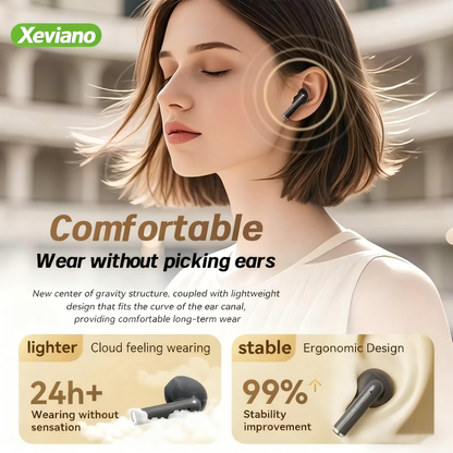 🔊 Xeviano™ High-Configuration TWS Earbuds