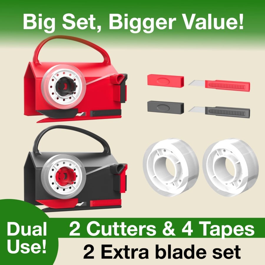 🎅Christmas Pre Sale 60% OFF🎁Wrapping Paper Cutter & Tape Dispenser