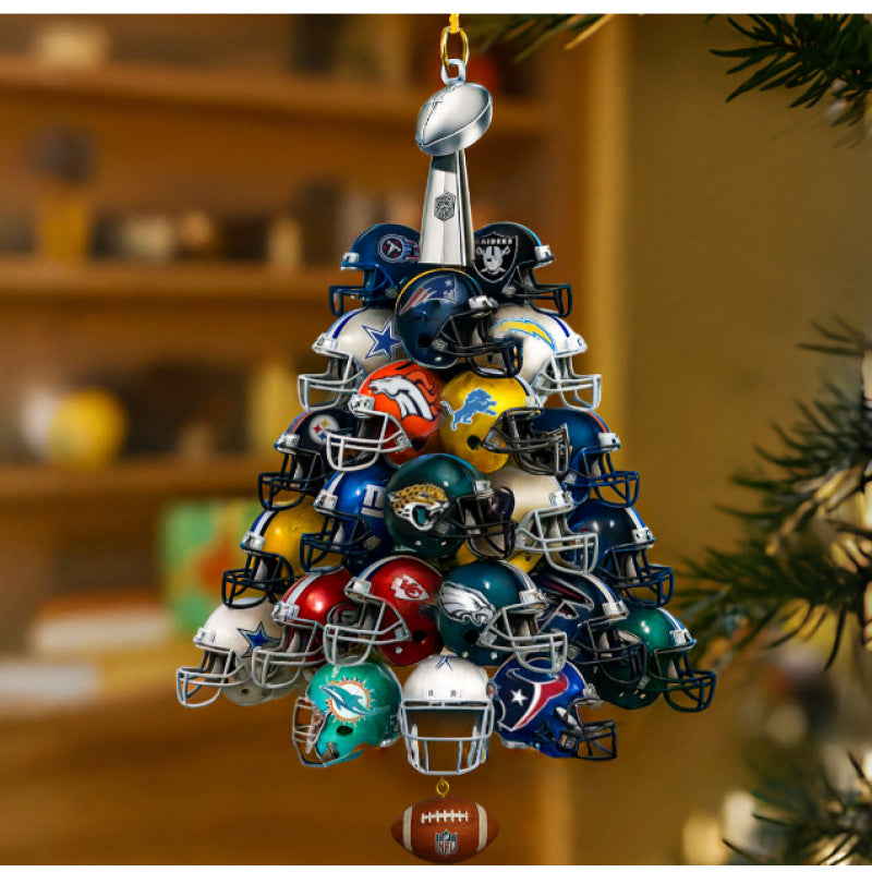 ⚾Sports Fan Christmas 3D Ornaments - Celebrate NFL, NHL & MLB Teams 🎄
