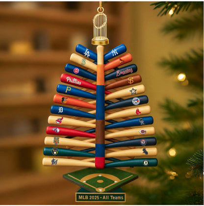 ⚾Sports Fan Christmas 3D Ornaments - Celebrate NFL, NHL & MLB Teams 🎄
