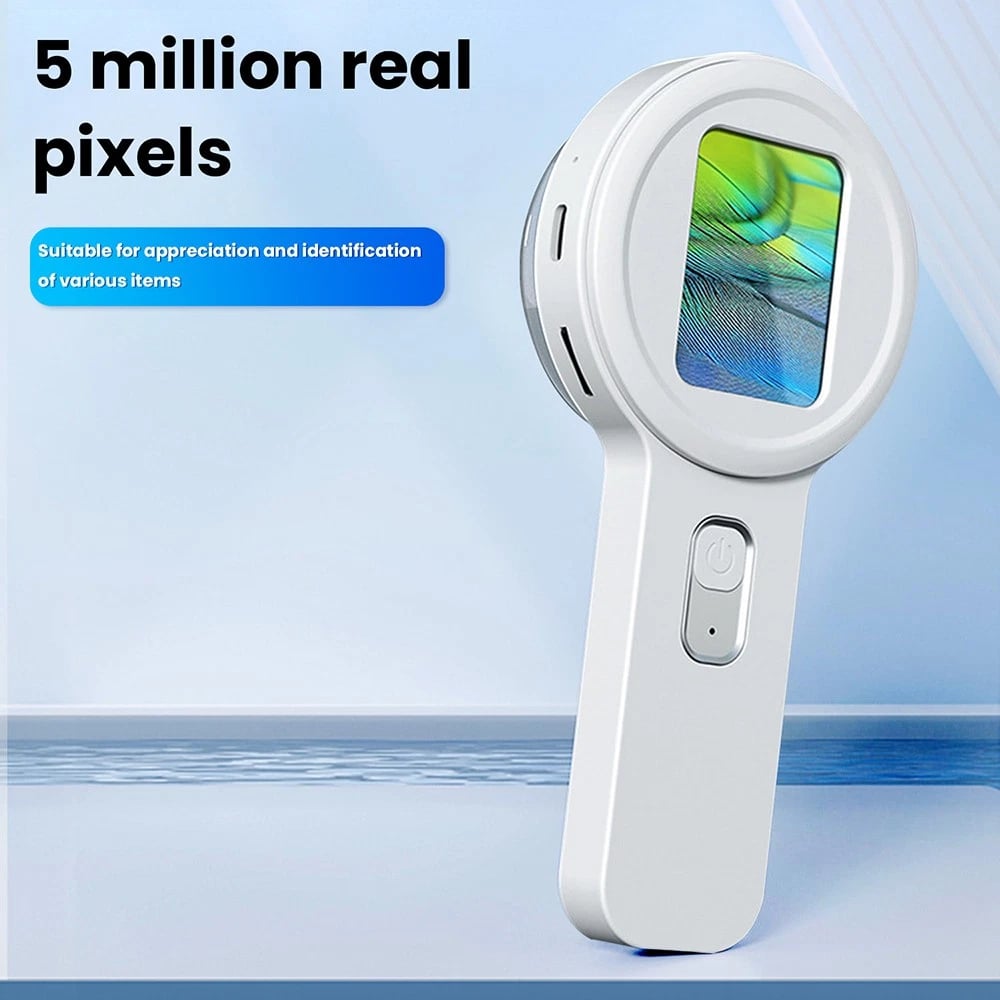 200X Digital Microscope 2.0 inch IPS Video Coin Microscop With Magnifying Glass