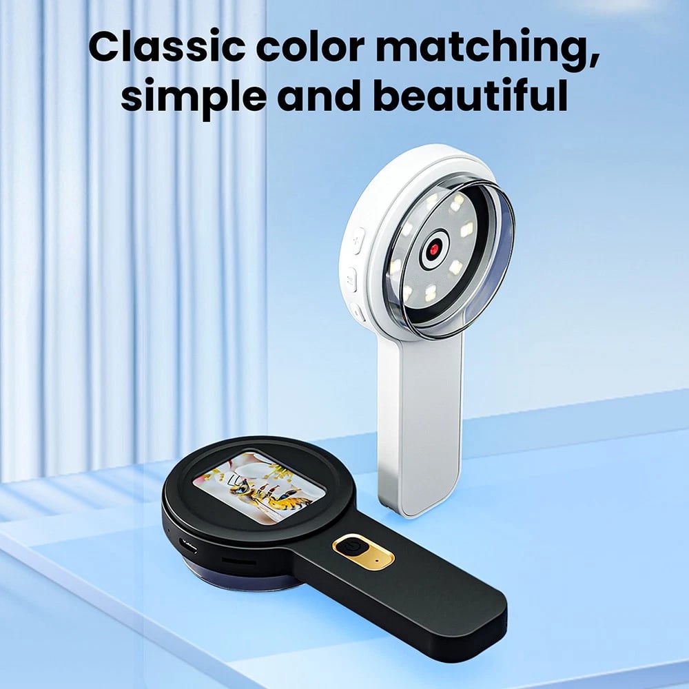 200X Digital Microscope 2.0 inch IPS Video Coin Microscop With Magnifying Glass