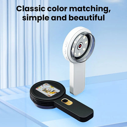 200X Digital Microscope 2.0 inch IPS Video Coin Microscop With Magnifying Glass