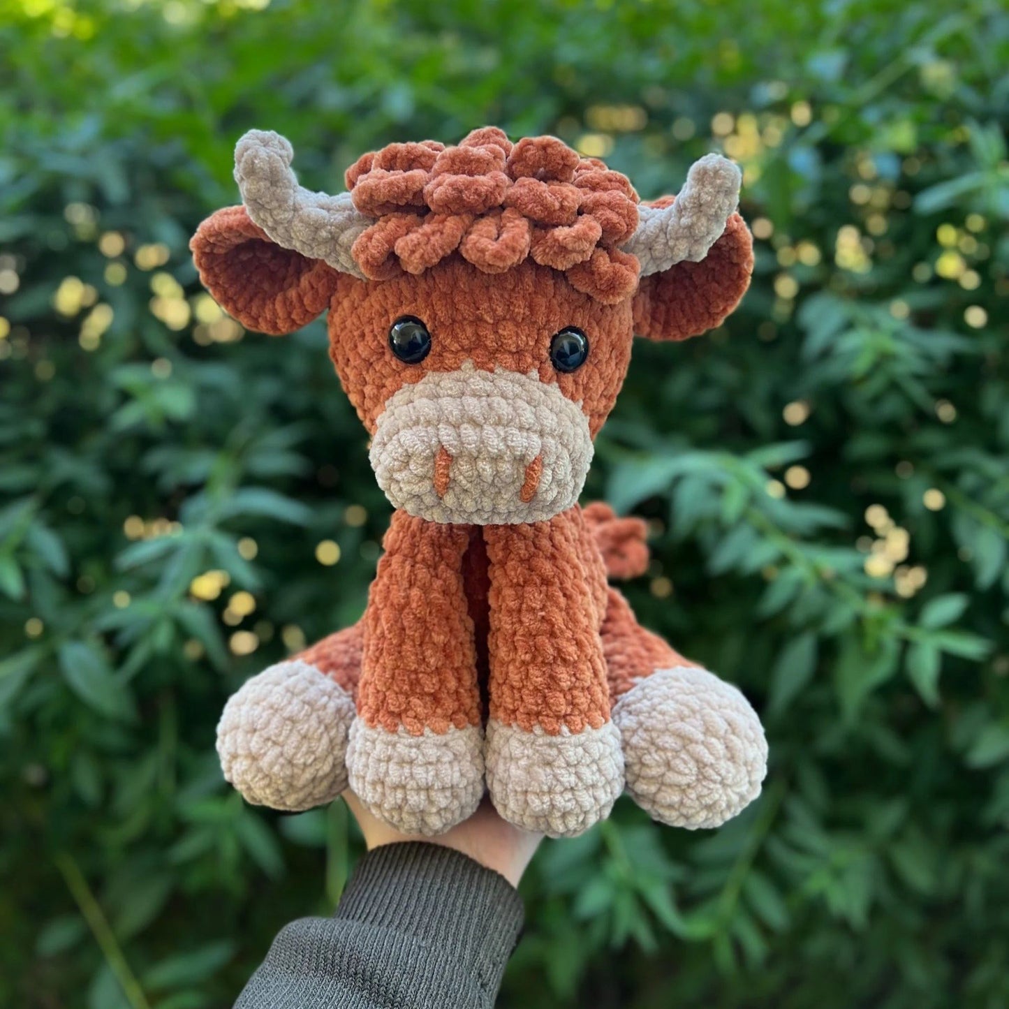 Crochet Highland Cow Amigurumi🐮