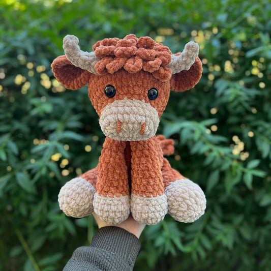 Crochet Highland Cow Amigurumi🐮