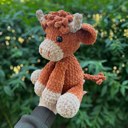 Crochet Highland Cow Amigurumi🐮
